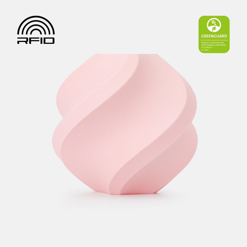 Bambu Lab PLA Pure (Filament with spool, Milky Pink (17200))